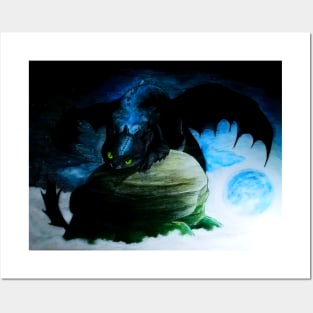 Toothless the Alpha Night Fury Posters and Art